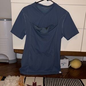 Lalabu baby wearing shirt